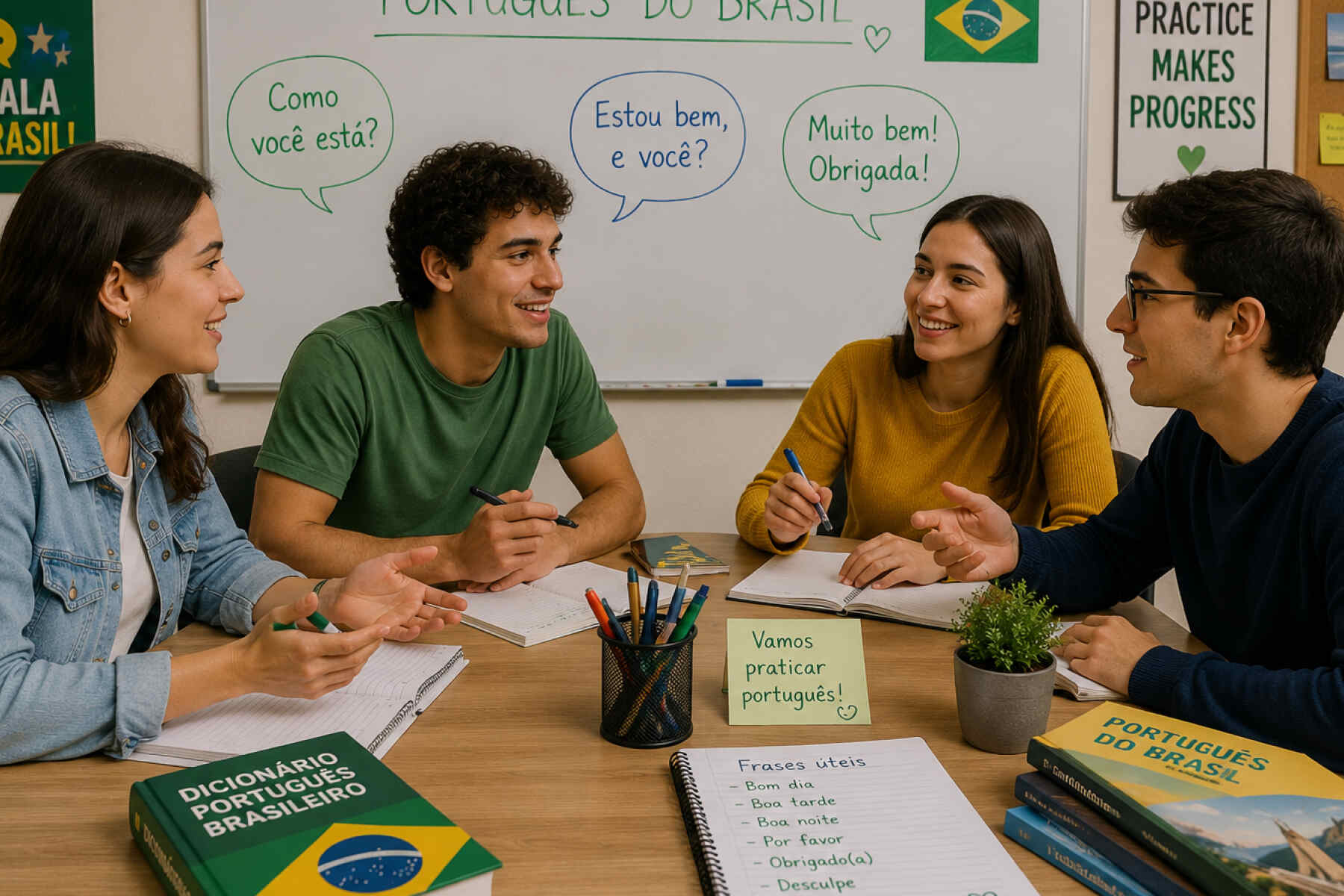 alumnos de portugues