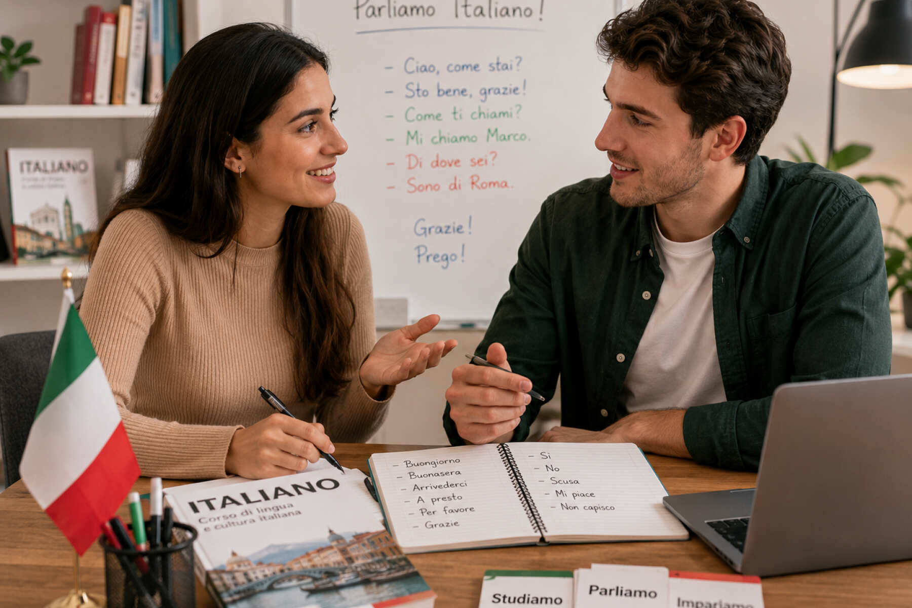 alumnos e italiano